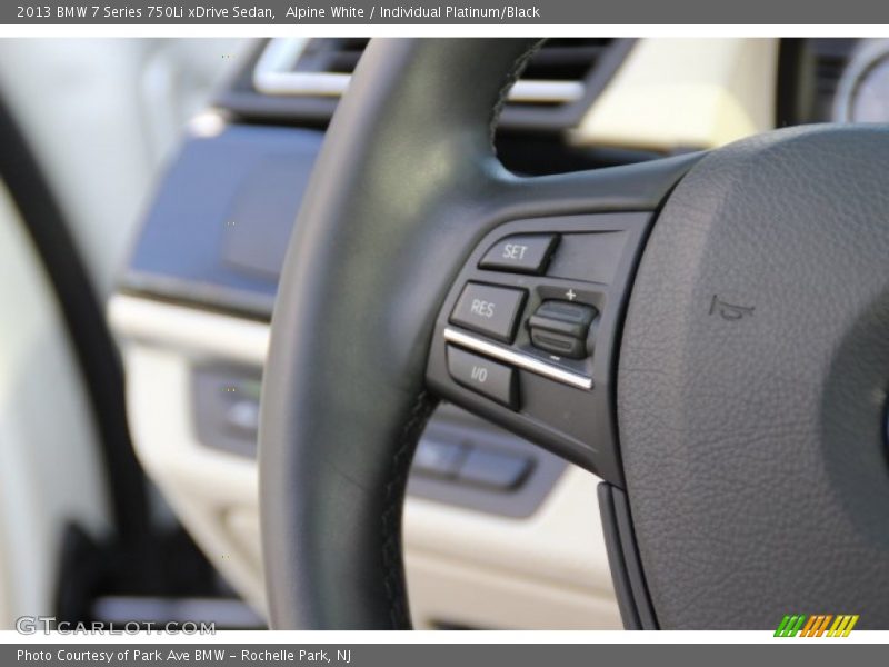 Controls of 2013 7 Series 750Li xDrive Sedan