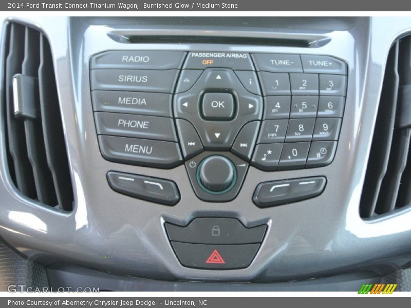 Controls of 2014 Transit Connect Titanium Wagon