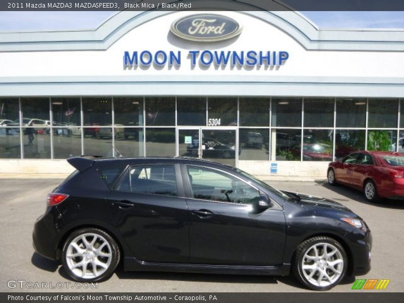 Black Mica / Black/Red 2011 Mazda MAZDA3 MAZDASPEED3
