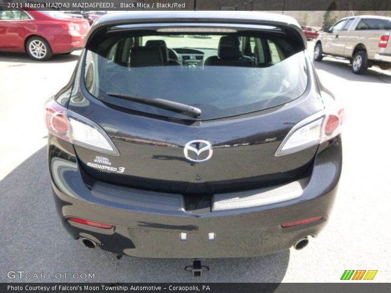 Black Mica / Black/Red 2011 Mazda MAZDA3 MAZDASPEED3