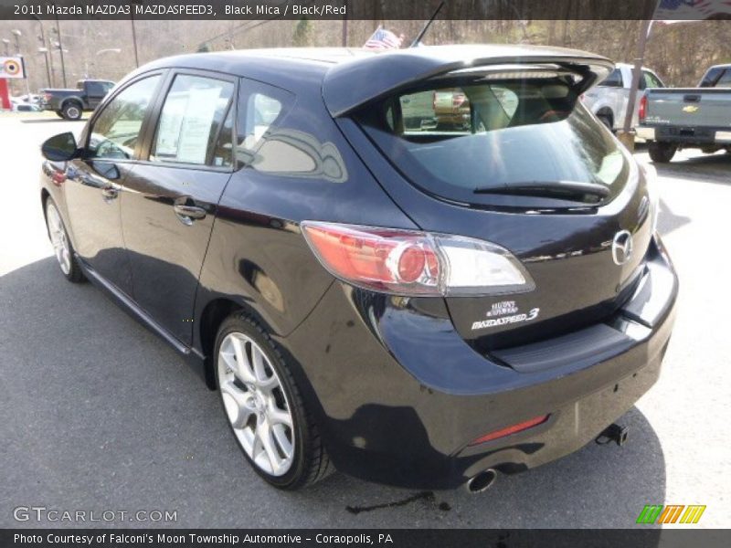 Black Mica / Black/Red 2011 Mazda MAZDA3 MAZDASPEED3