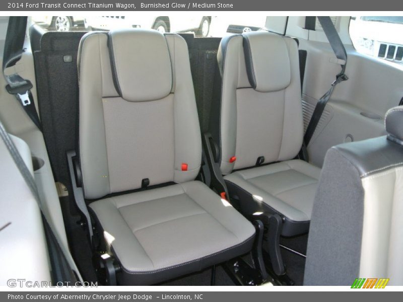 Rear Seat of 2014 Transit Connect Titanium Wagon
