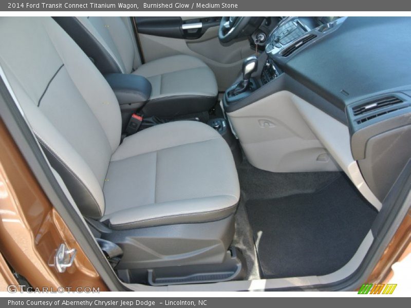Front Seat of 2014 Transit Connect Titanium Wagon
