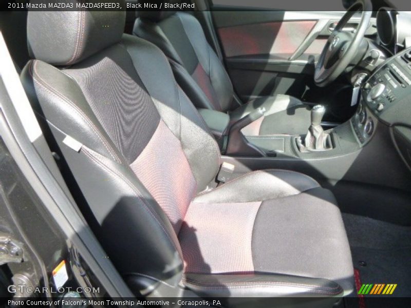 Black Mica / Black/Red 2011 Mazda MAZDA3 MAZDASPEED3