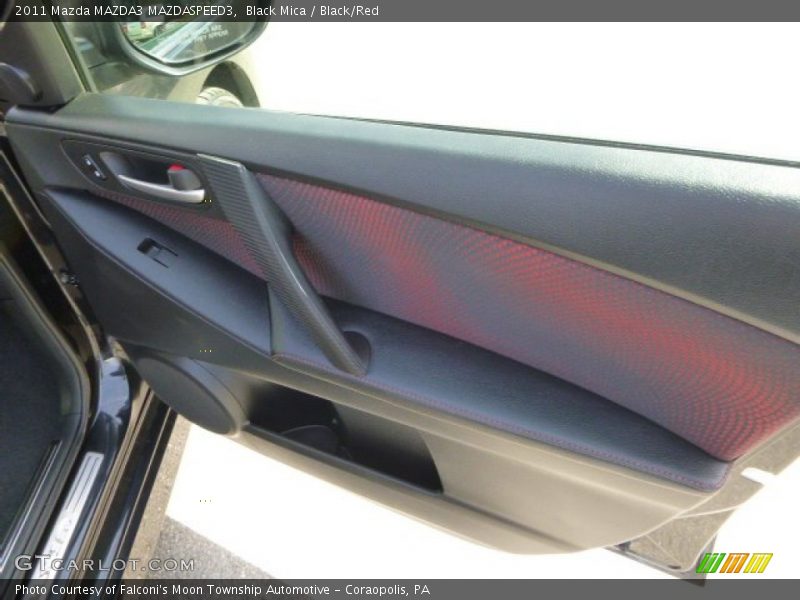 Black Mica / Black/Red 2011 Mazda MAZDA3 MAZDASPEED3