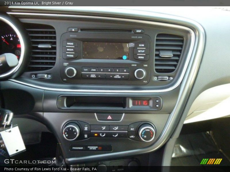 Bright Silver / Gray 2014 Kia Optima LX