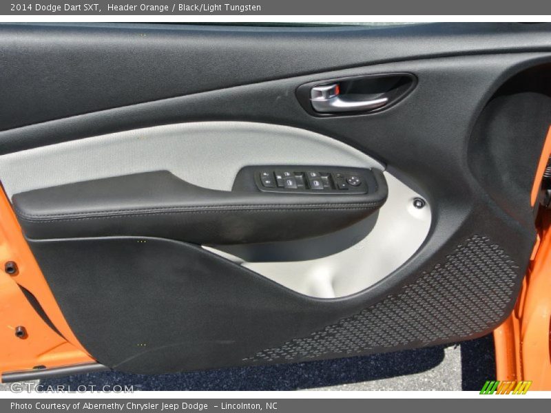 Header Orange / Black/Light Tungsten 2014 Dodge Dart SXT