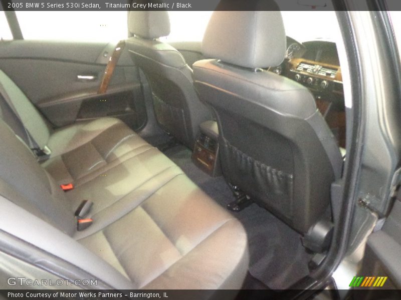 Titanium Grey Metallic / Black 2005 BMW 5 Series 530i Sedan