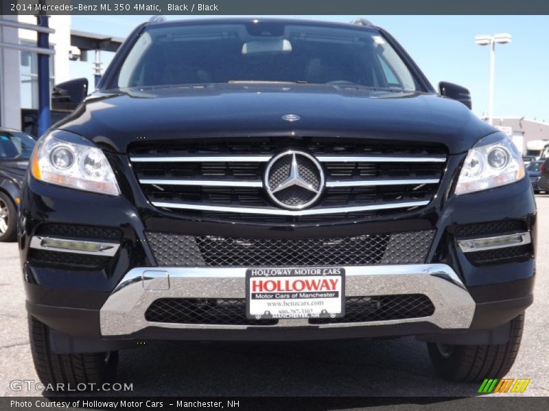 Black / Black 2014 Mercedes-Benz ML 350 4Matic