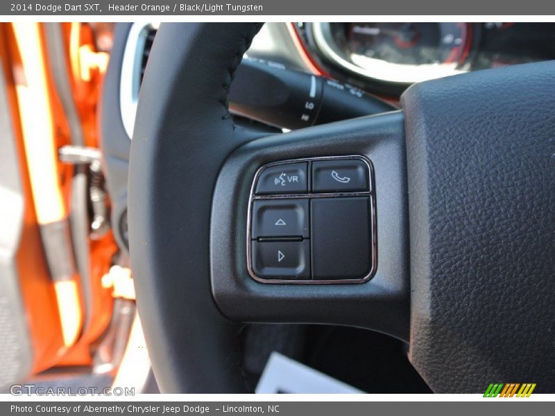 Header Orange / Black/Light Tungsten 2014 Dodge Dart SXT