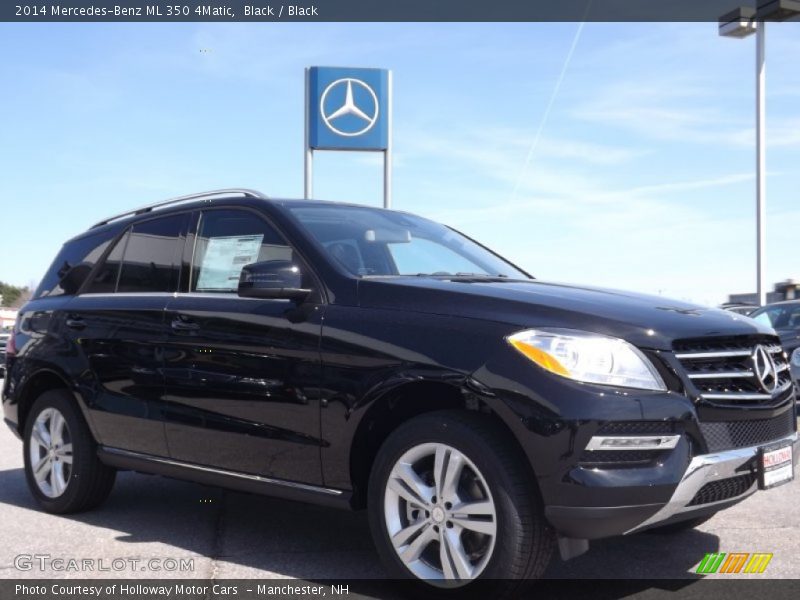 Black / Black 2014 Mercedes-Benz ML 350 4Matic