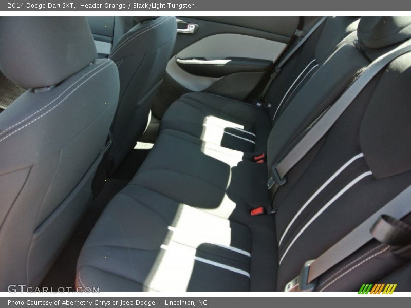 Header Orange / Black/Light Tungsten 2014 Dodge Dart SXT