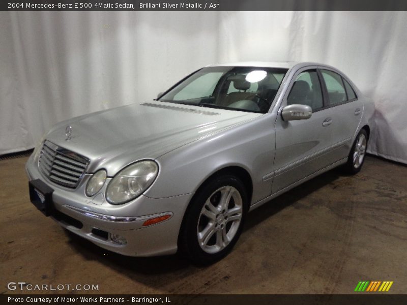 Brilliant Silver Metallic / Ash 2004 Mercedes-Benz E 500 4Matic Sedan