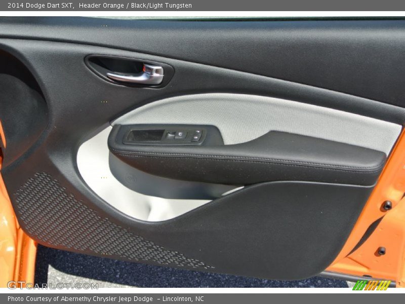 Header Orange / Black/Light Tungsten 2014 Dodge Dart SXT