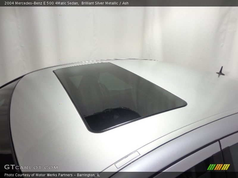 Brilliant Silver Metallic / Ash 2004 Mercedes-Benz E 500 4Matic Sedan