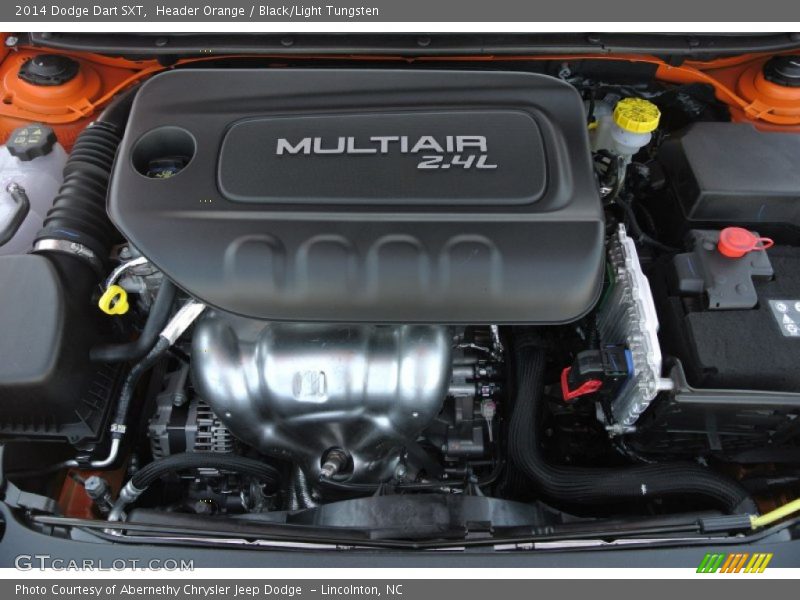 Header Orange / Black/Light Tungsten 2014 Dodge Dart SXT