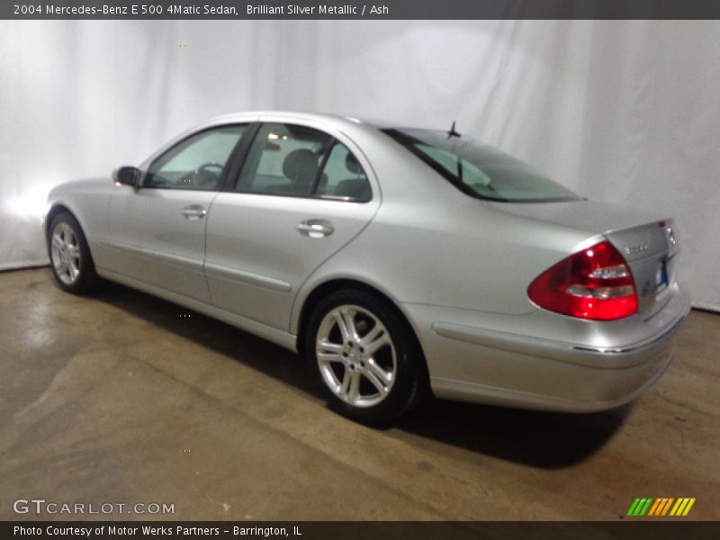 Brilliant Silver Metallic / Ash 2004 Mercedes-Benz E 500 4Matic Sedan