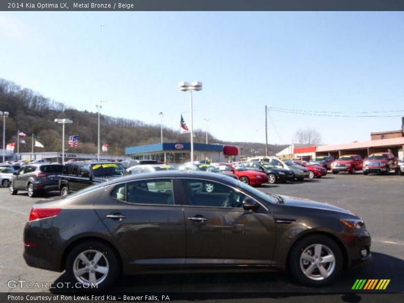 Metal Bronze / Beige 2014 Kia Optima LX