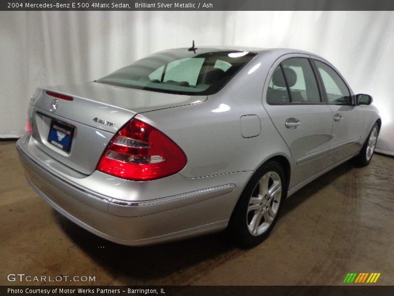 Brilliant Silver Metallic / Ash 2004 Mercedes-Benz E 500 4Matic Sedan
