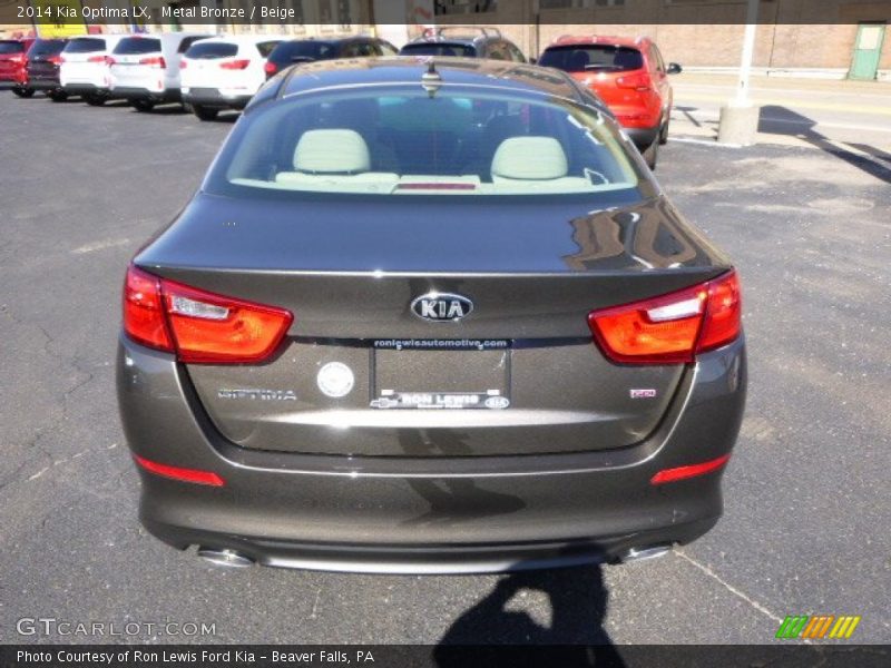 Metal Bronze / Beige 2014 Kia Optima LX