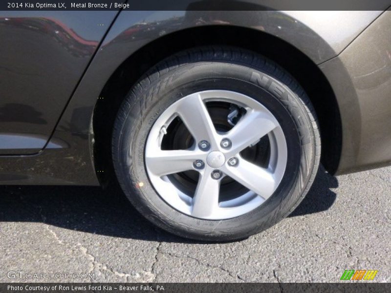 Metal Bronze / Beige 2014 Kia Optima LX