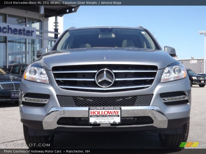 Paladium Silver Metallic / Almond Beige 2014 Mercedes-Benz ML 350 4Matic