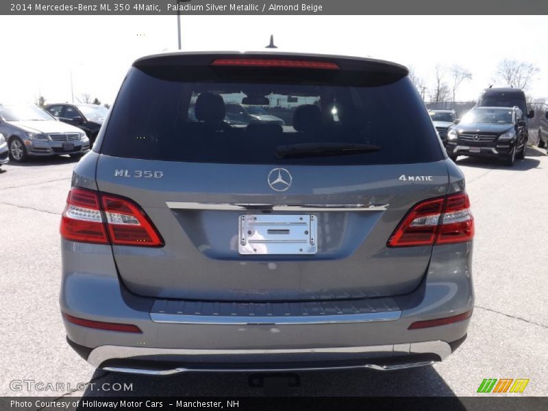 Paladium Silver Metallic / Almond Beige 2014 Mercedes-Benz ML 350 4Matic