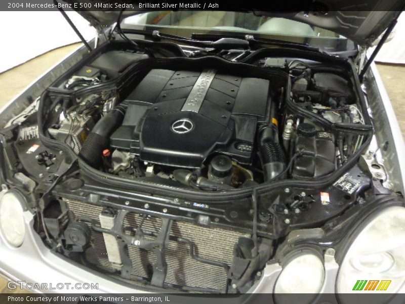 Brilliant Silver Metallic / Ash 2004 Mercedes-Benz E 500 4Matic Sedan