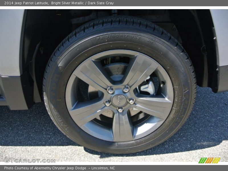 Bright Silver Metallic / Dark Slate Gray 2014 Jeep Patriot Latitude