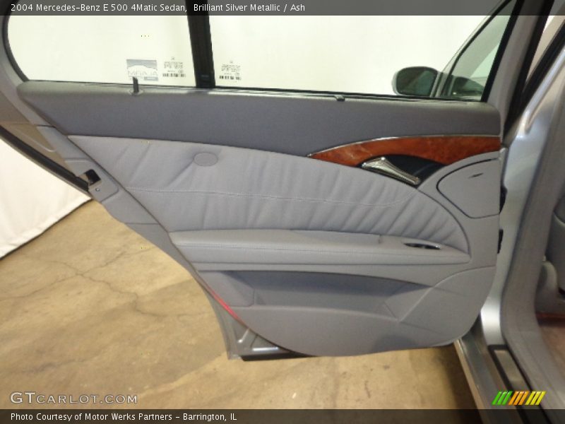Brilliant Silver Metallic / Ash 2004 Mercedes-Benz E 500 4Matic Sedan