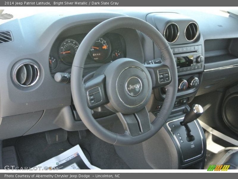 Bright Silver Metallic / Dark Slate Gray 2014 Jeep Patriot Latitude