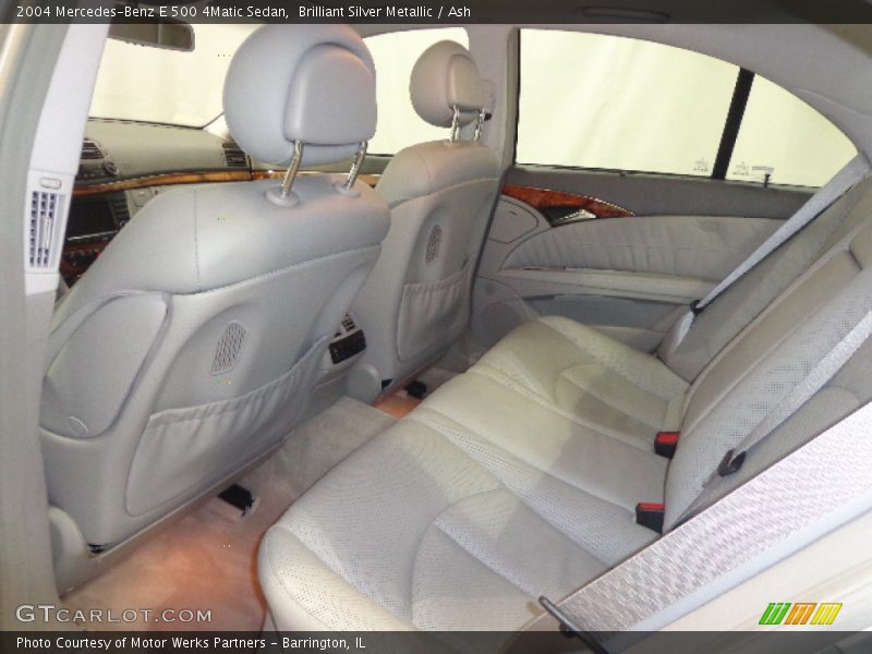 Brilliant Silver Metallic / Ash 2004 Mercedes-Benz E 500 4Matic Sedan