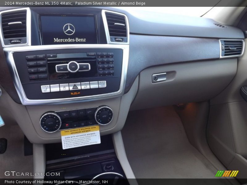 Paladium Silver Metallic / Almond Beige 2014 Mercedes-Benz ML 350 4Matic