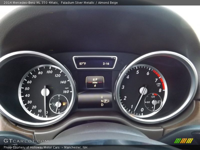 Paladium Silver Metallic / Almond Beige 2014 Mercedes-Benz ML 350 4Matic