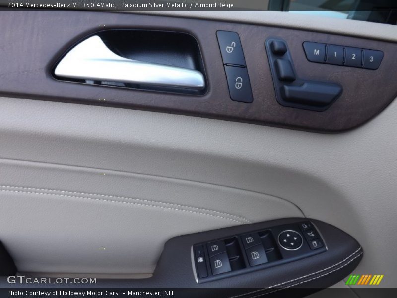Paladium Silver Metallic / Almond Beige 2014 Mercedes-Benz ML 350 4Matic