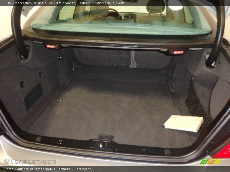 Brilliant Silver Metallic / Ash 2004 Mercedes-Benz E 500 4Matic Sedan