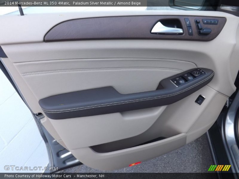Paladium Silver Metallic / Almond Beige 2014 Mercedes-Benz ML 350 4Matic