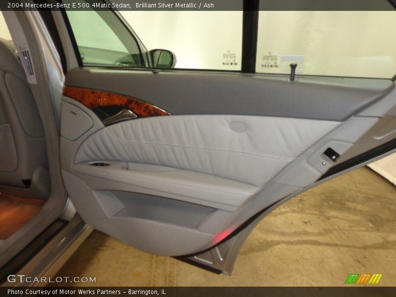 Brilliant Silver Metallic / Ash 2004 Mercedes-Benz E 500 4Matic Sedan