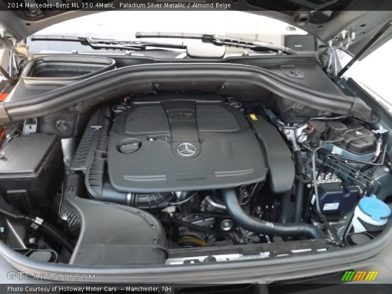 Paladium Silver Metallic / Almond Beige 2014 Mercedes-Benz ML 350 4Matic