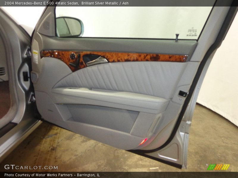 Brilliant Silver Metallic / Ash 2004 Mercedes-Benz E 500 4Matic Sedan