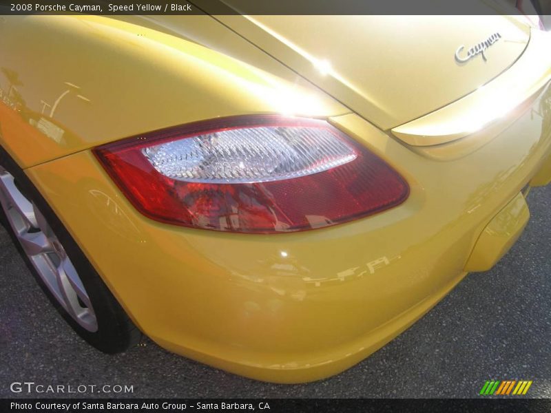 Speed Yellow / Black 2008 Porsche Cayman