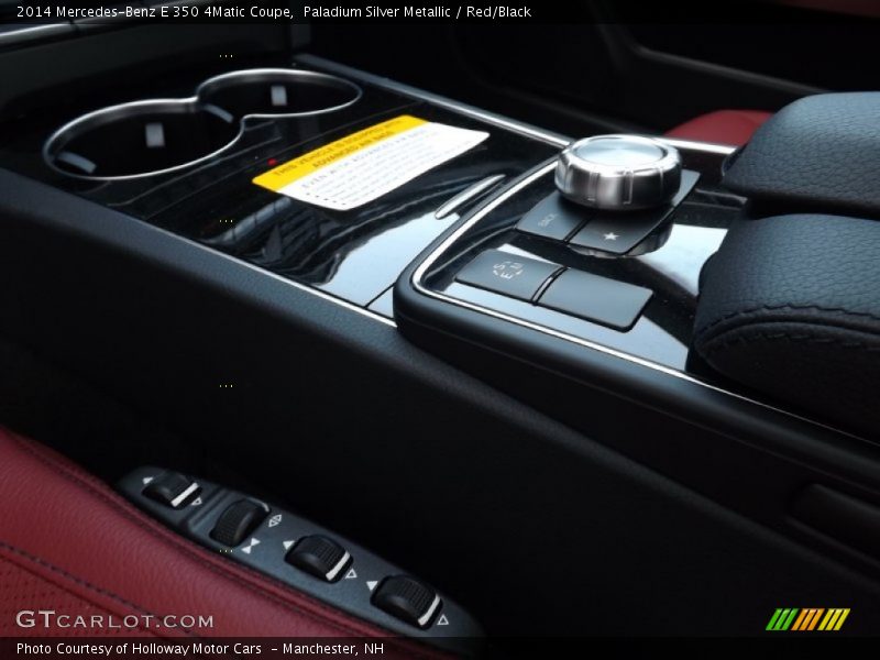 Paladium Silver Metallic / Red/Black 2014 Mercedes-Benz E 350 4Matic Coupe