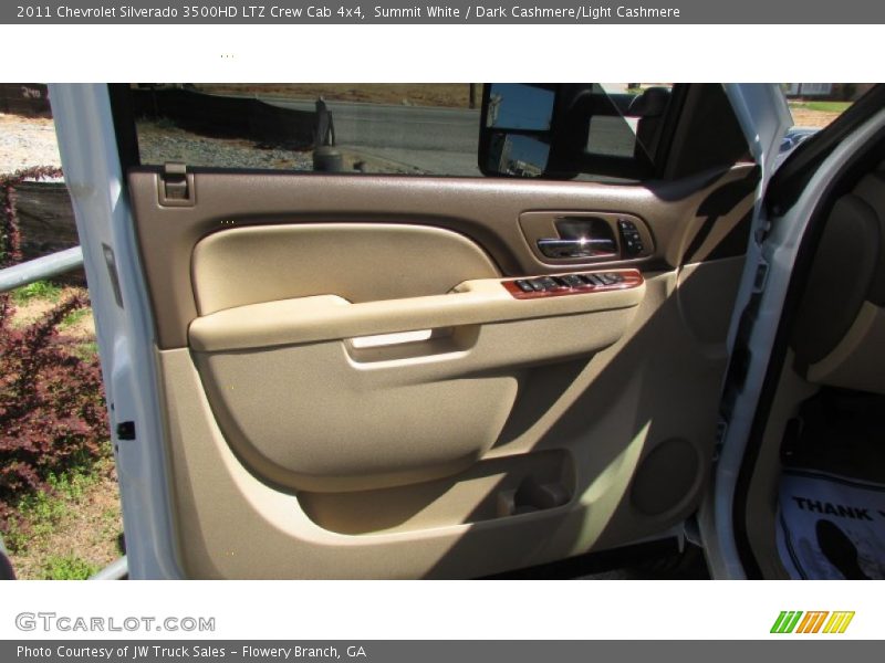 Summit White / Dark Cashmere/Light Cashmere 2011 Chevrolet Silverado 3500HD LTZ Crew Cab 4x4