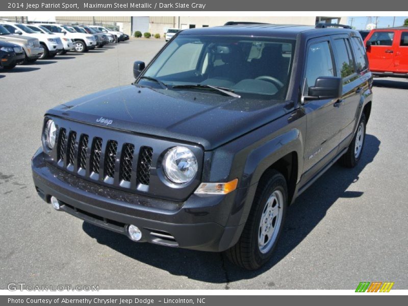 Maximum Steel Metallic / Dark Slate Gray 2014 Jeep Patriot Sport