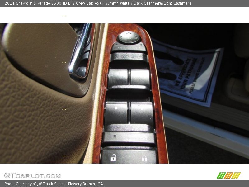 Summit White / Dark Cashmere/Light Cashmere 2011 Chevrolet Silverado 3500HD LTZ Crew Cab 4x4