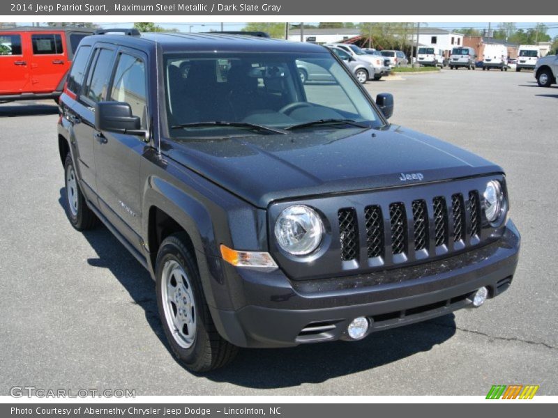 Maximum Steel Metallic / Dark Slate Gray 2014 Jeep Patriot Sport