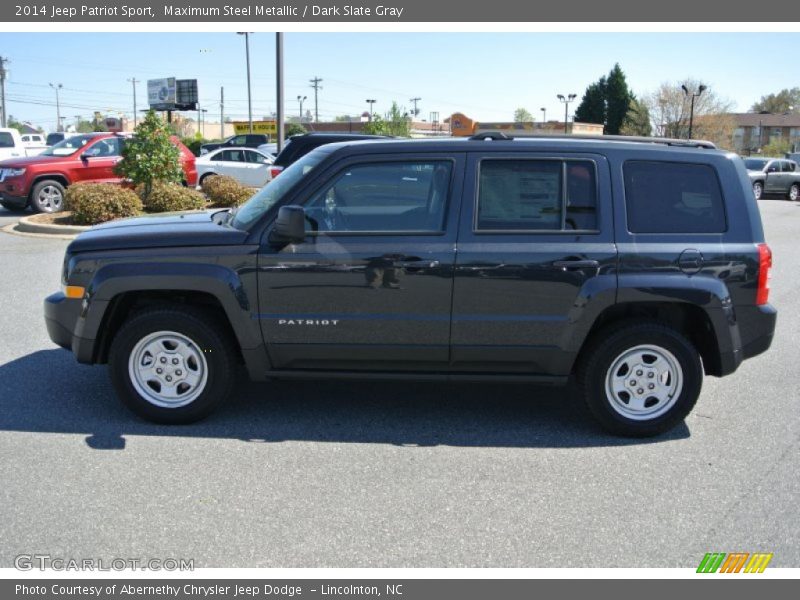 Maximum Steel Metallic / Dark Slate Gray 2014 Jeep Patriot Sport