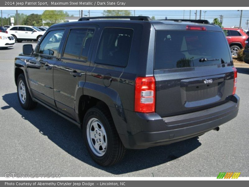 Maximum Steel Metallic / Dark Slate Gray 2014 Jeep Patriot Sport