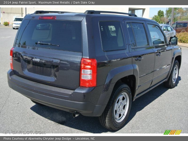 Maximum Steel Metallic / Dark Slate Gray 2014 Jeep Patriot Sport
