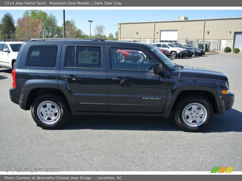 Maximum Steel Metallic / Dark Slate Gray 2014 Jeep Patriot Sport